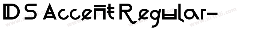 DS Accent Regular字体转换
